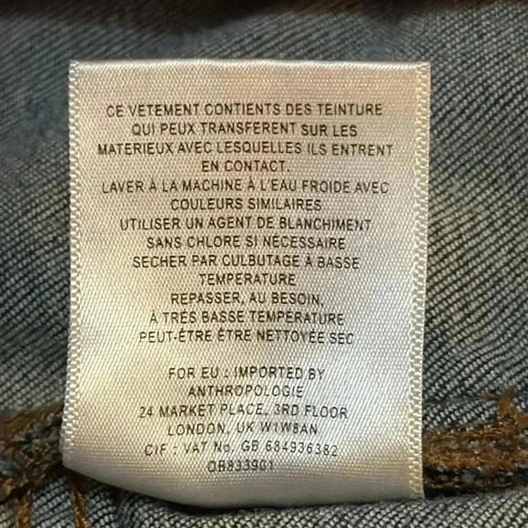 Size 32/14 Pilcro by Anthropologie Hi-rise jeans - Picture 10 of 10